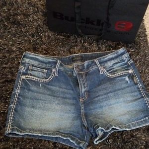 Silver Jean's co buckle shorts nwt